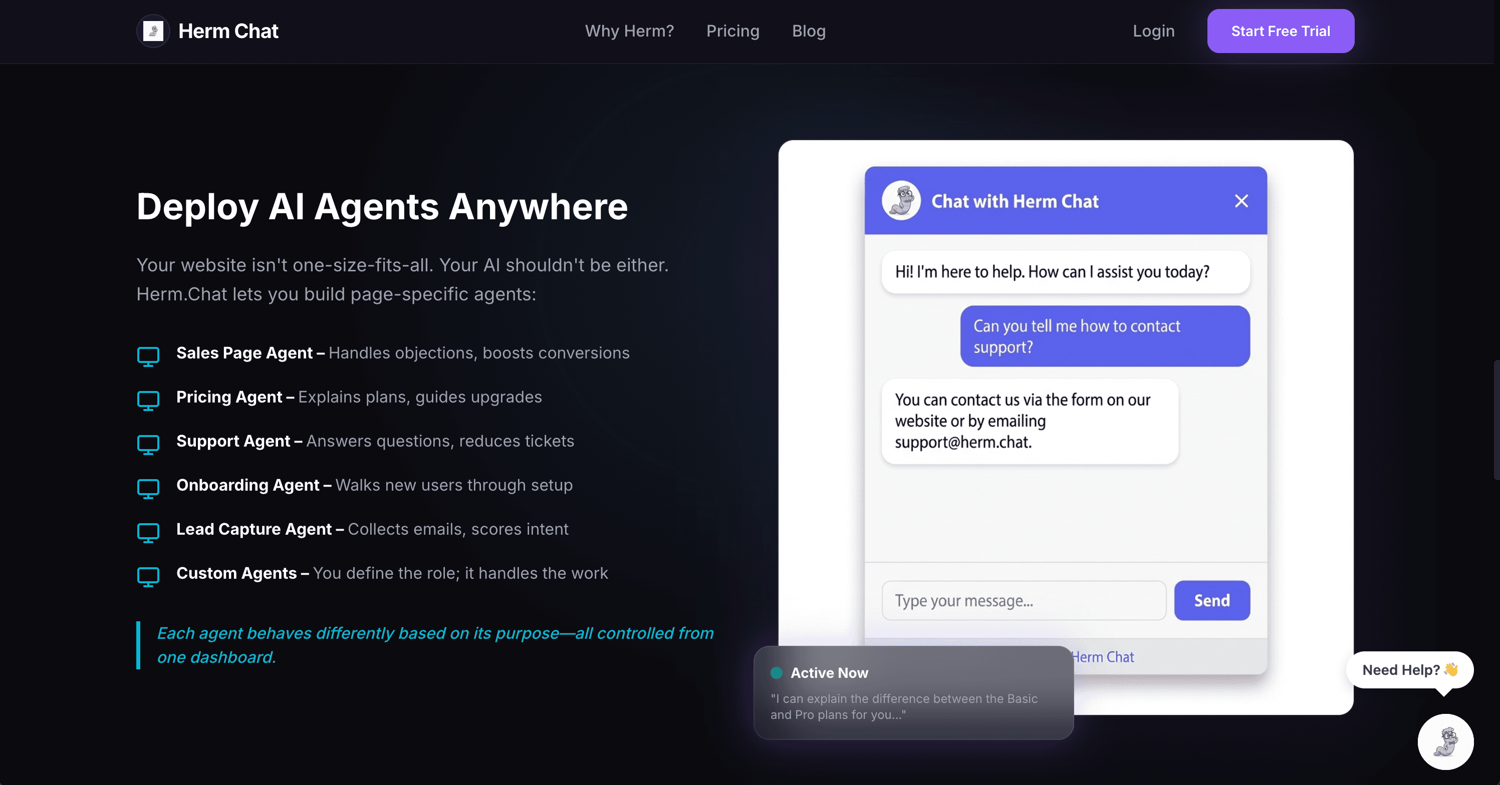 Herm.Chat screenshot